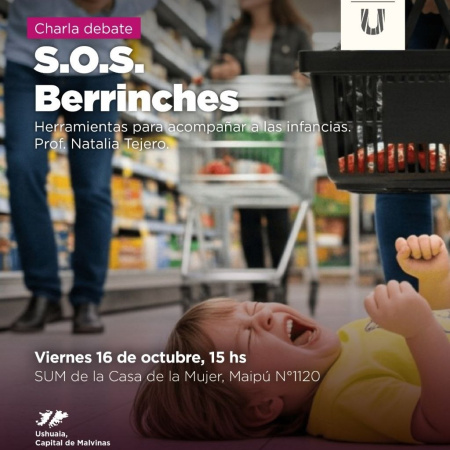 La Casa de la Mujer invita a un encuentro sobre berrinches y desarrollo emocional en la infancias