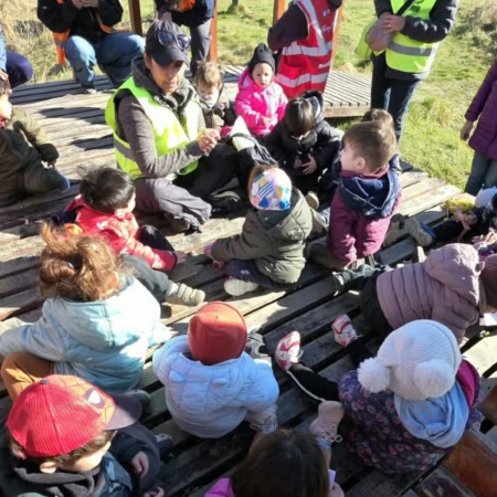 Se realizaron actividades del centro "Jorge Britos - Pequeños Pasos" en Bahía Encerrada