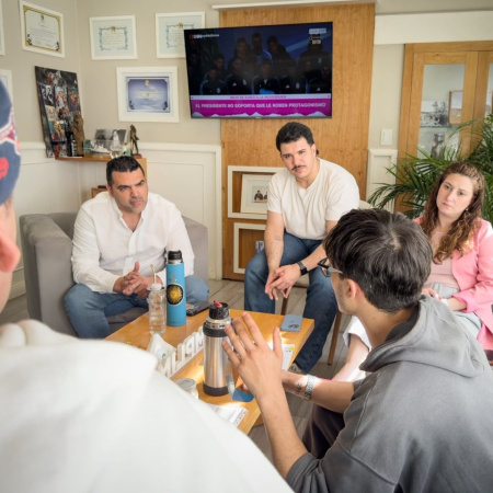 Vuoto se reunió con referentes del Rap y la Cultura Urbana de Ushuaia