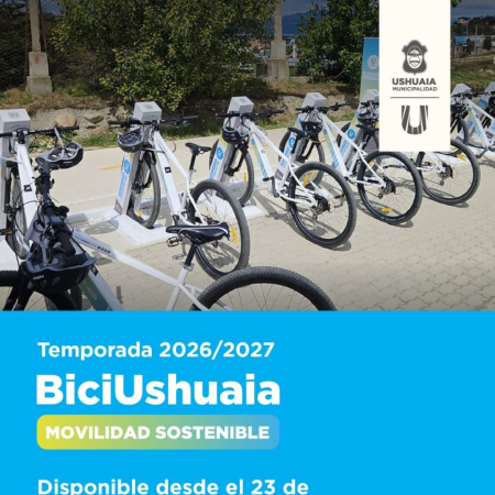 Biciushuaia inaugura su temporada con seis estaciones