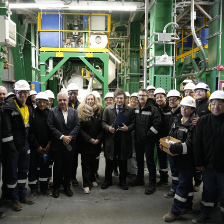 Milei inauguró una nueva planta de litio en Catamarca