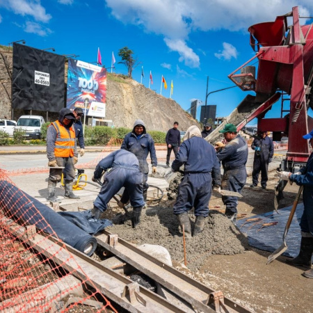 El Municipio avanza con obras en distintos sectores de Ushuaia